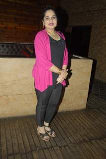 Shagufta Ali poses for the media at Vahbbiz Dorabjee Dsena's Birthday Bash