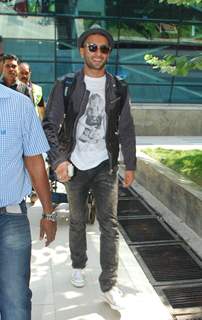 Ranveer Singh was snapped at Airport