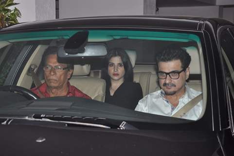 Sanjay Kapoor was snapped with wife at Karan Johar's Bash