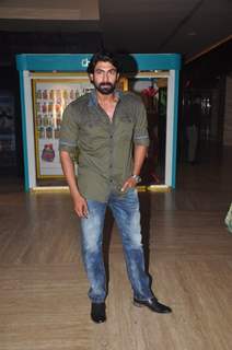 Rana Daggubati poses for the media at the Trailer Launch of BABY