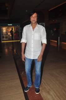 Kay Kay Menon poses for the media at the Trailer Launch of BABY