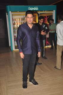 Bhushan Kumar poses for the media at the Trailer Launch of BABY