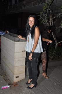 Neha Dhupia was at Manish Malhotra's Birthday Bash