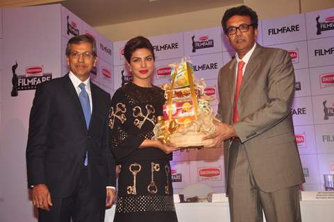 Priyanka Chopra felicitated at the Launch of the New Edition of the Filmfare Awards