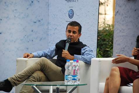 Chetan Bhagat addresses the Times Lit Fest