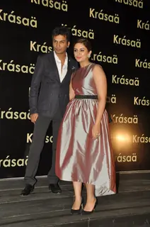 Huma Qureshi with Vikram Phadnis at his Store Launch