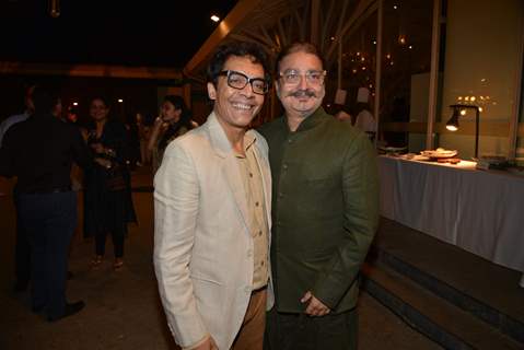 Vinay Pathak & Vrajesh Hirjee at Purbi Joshi & Valentino's Wedding