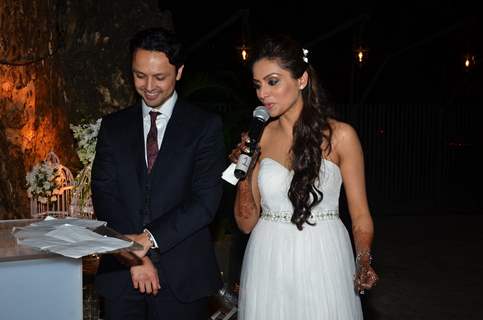 Purbi Joshi & Valentino make their Wedding Vows