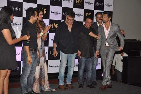 Karan Singh Grover arrives at the Trailer Launch of Alone