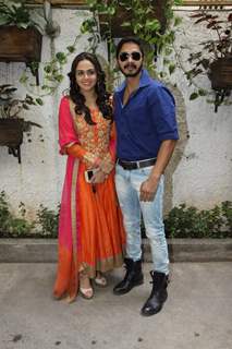 Amruta Khanvelkar & Shreyas Talpade at the Trailer Launch of Baji