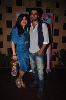 Shenaz Treasurywala and Barun Sobti at Main Aur Mr. Riight's Bash