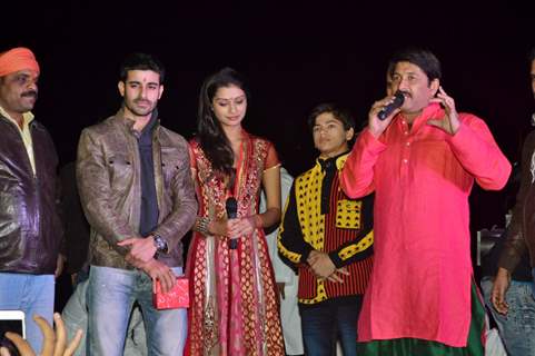 Manoj Tiwari addresses the Mahakumbh Launch in Varanasi