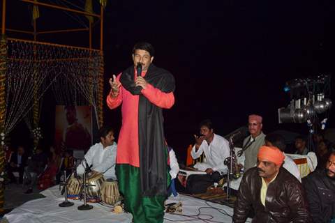 Manoj Tiwari addresses the Mahakumbh Launch in Varanasi