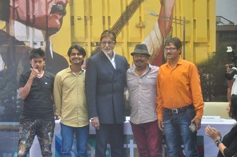 Amitabh Bachchan at the Street Art Festival