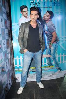 Zayed Khan was at the Music Launch of Sharafat Gayi Tel Lene