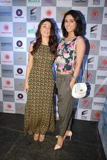 Manjari Fadnis & Madhurima Tuli were seen at the Music Launch of Sharafat Gayi Tel Lene