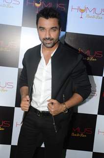Ajaz Khan poses for the media at A Soiree Evening at HYMUS