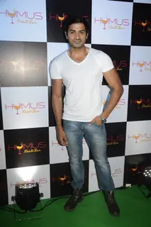 Mrunal Jain poses for the media at A Soiree Evening at HYMUS