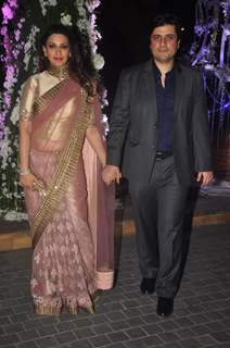 Sonali Bendre and Goldie Behl at the Sangeet Ceremony of Riddhi Malhotra and Tejas Talwalkar