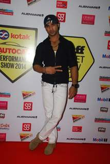 Mohammad Nazim poses for the media at Autocar Show