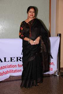 Rekha Bhardwaj poses for the media at Kavita Seth's Fund Raiser Concert for Alert India