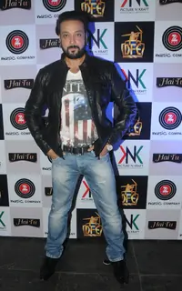 Santosh Shukla poses for the media at the Launch of Ankit Saraswat's Debut Album
