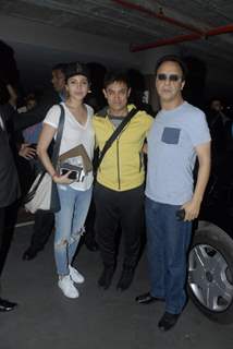 Team P.K. poses for the media at Airport while returning from Dubai