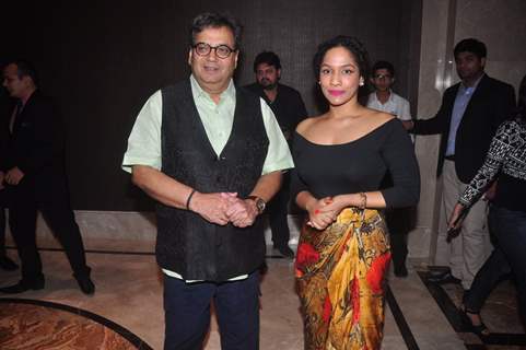 Masaba Gupta poses with Subhash Ghai at Pride of India Awards