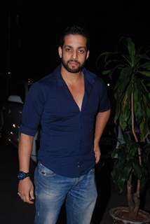 Salil Acharya poses for the media at Richa Chadda's Birthday Bash