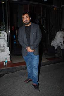 Anurag Kashyap poses for the media at Richa Chadda's Birthday Bash