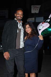 Malishka Mendonca poses with a friend at Richa Chadda's Birthday Bash