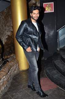 Ali Fazal poses for the media at Richa Chadda's Birthday Bash