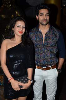 Adhvik Mahajan poses with a friend at Richa Chadda's Birthday Bash