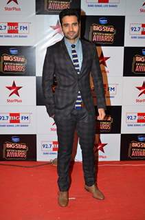 Jackky Bhagnani poses for the media at Big Star Entertainment Awards 2014