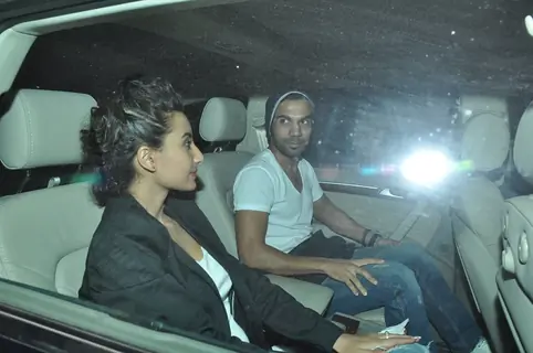 Rajkummar Rao was snapped at the Special Screening of P.K. at Yashraj Studio