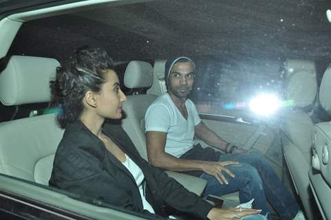 Rajkummar Rao was snapped at the Special Screening of P.K. at Yashraj Studio