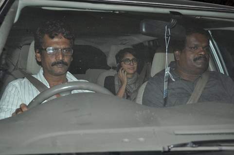 Kiran Rao was snapped at the Special Screening of P.K. at Yashraj Studio