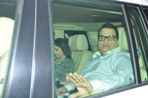 Ramesh Taurani was snapped at the Special Screening of P.K. at Yashraj Studio