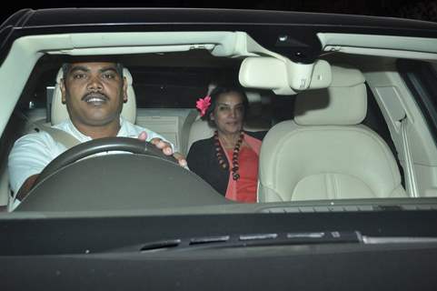 Shabana Azmi was snapped at the Special Screening of P.K. at Yashraj Studio