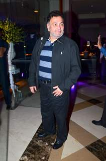 Rishi Kapoor was snapped at Uday and Shirin's Sangeet Ceremony