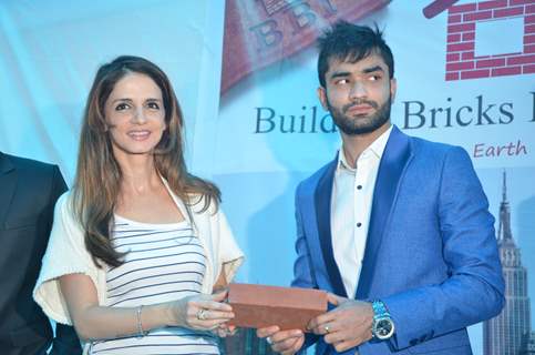 Suzanne Khan was snapepd at the Launch of Building Bricks