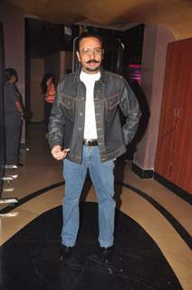 Gulshan Grover poses for the media at the Special Screening of P.K.