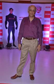 Mukesh Bhatt poses for the media at the Launch of Ziman by Zicom Electronic Security Systems Ltd