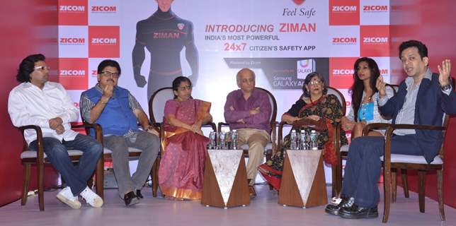 Celebs during the Panel discussion at the Launch of Ziman by Zicom Electronic Security Systems Ltd