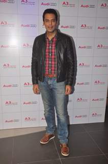 Samir Kochhar poses for the media at the Launch of Audi A3