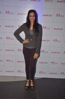 Jaswir Kaur poses for the media at the Launch of Audi A3