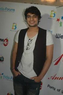 Ayush Shah poses for the camera at India-Forums 11th Anniversary Bash
