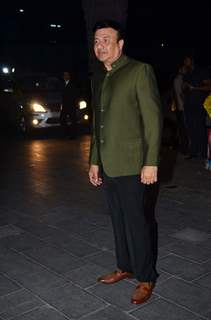 Anu Malik was seen at Uday Singh and Shirin's Reception Party