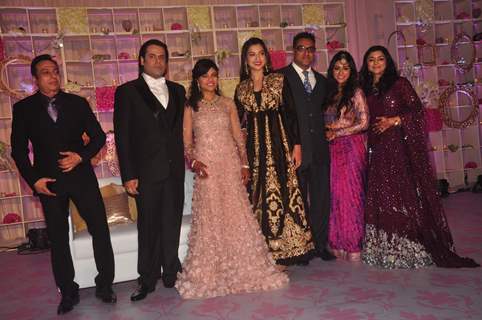 Gauahar Khan at Uday Singh and Shirin's Reception Party