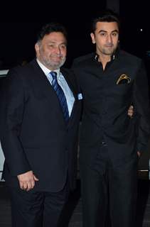 Rishi and Ranbir Kapoor at Uday Singh and Shirin's Reception Party